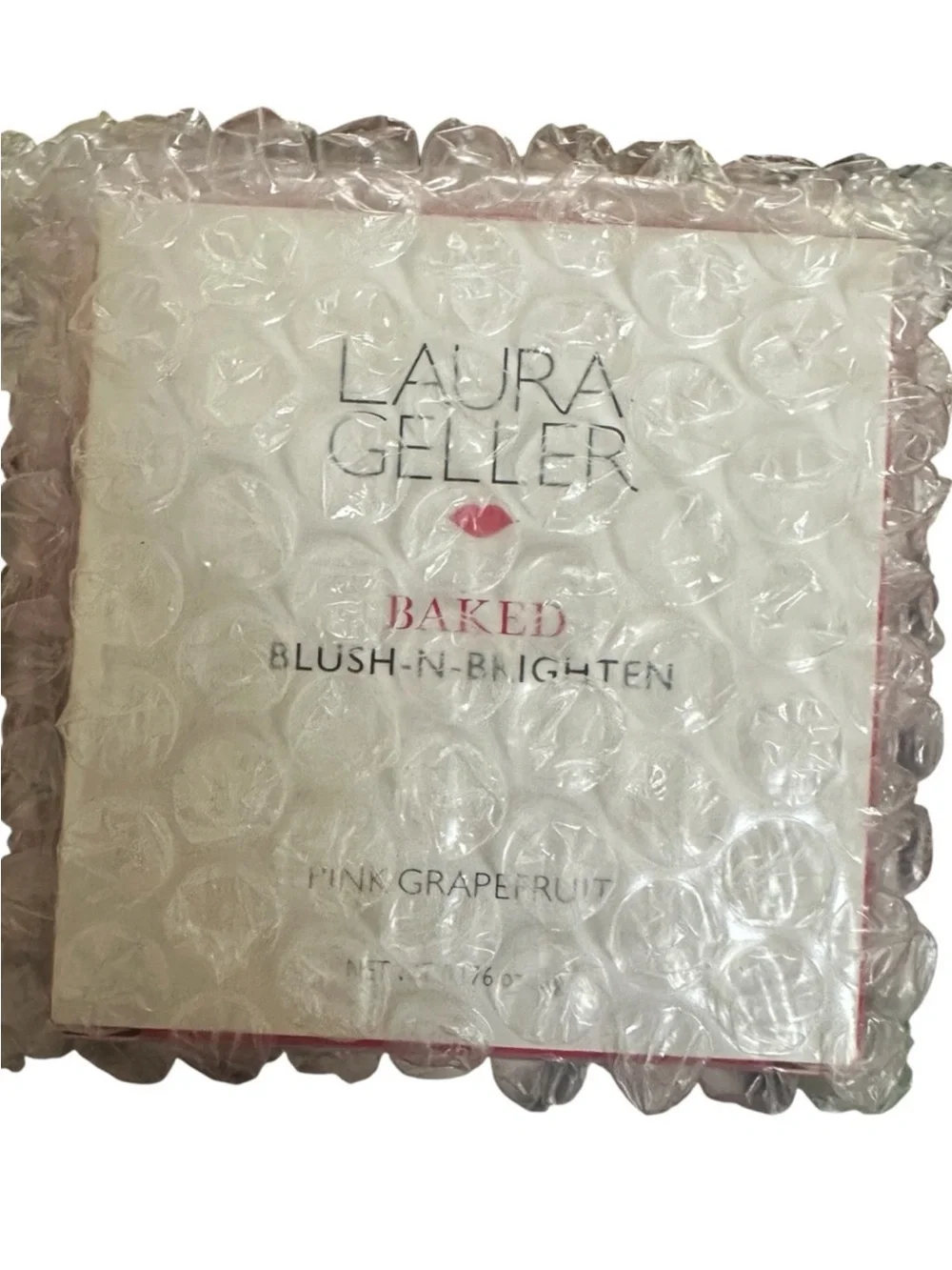 Laura Geller Baked Blush-n-Brighten Pink Grapefruit Full Size NWT Made in Italy